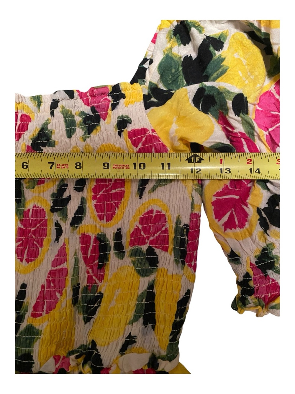 Steve Madden Yellow Floral Maxi Dress with Pink and Green Accents, Size XS - Picture 10 of 11